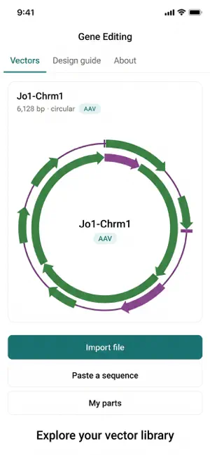 Plasmid editor screenshot 4
