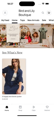 Bird + Lily Boutique screenshot