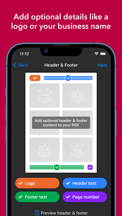 Photos to PDF Converter iPhone screenshot 4 - Business app