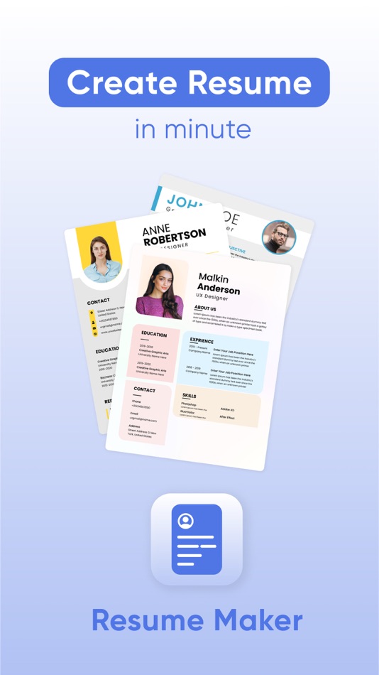 Resume Builder - CV Maker ۬ - 1.2.1 - (iOS)