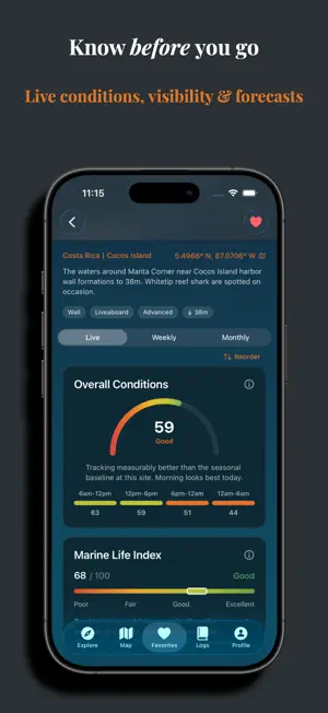 DiveSight: Scuba Forecasts screenshot 1