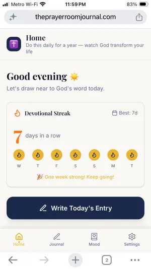 The Prayer Room Journal screenshot 4