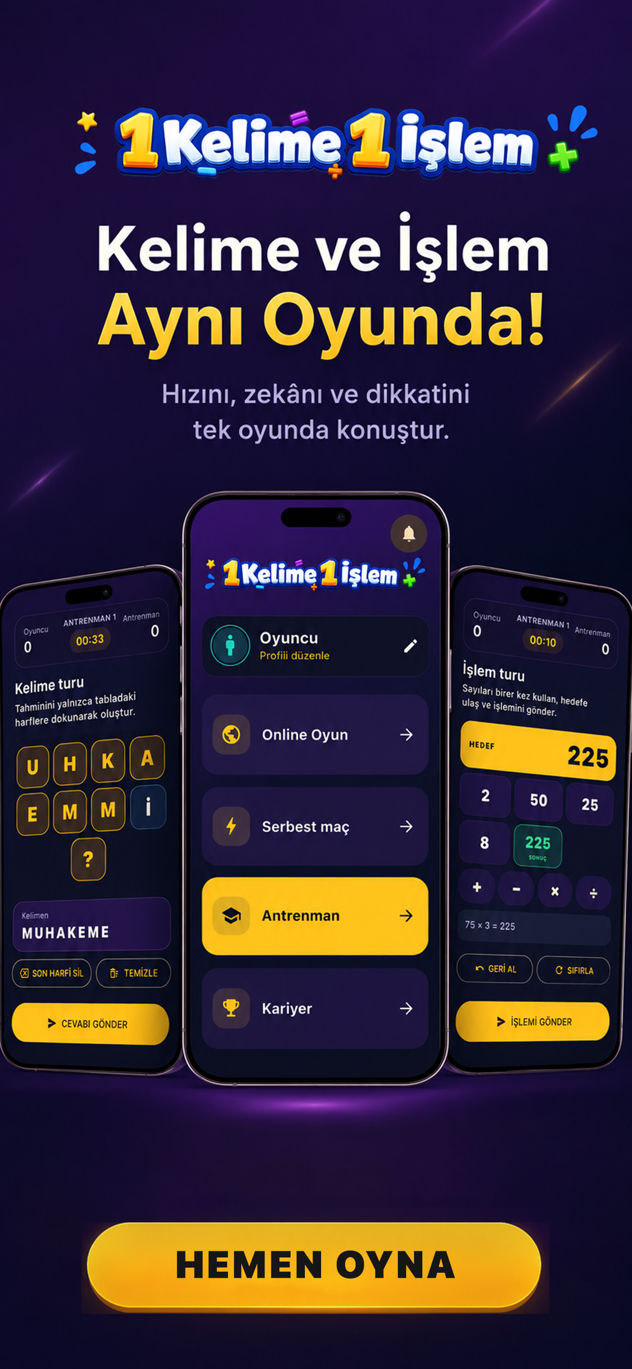 1 Kelime 1 İşlem screenshot 6
