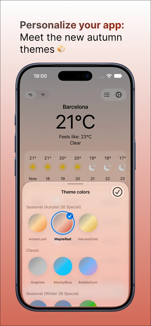 GradientCast:  Local Weather screenshot 3
