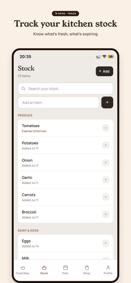 Fridge Recipes & Plan - Spud screenshot 5