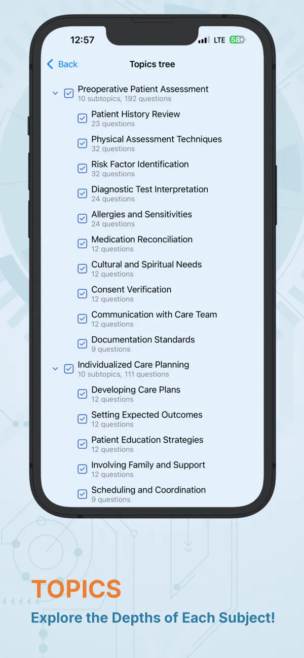 Screenshot #2 pour CNOR Exam Test