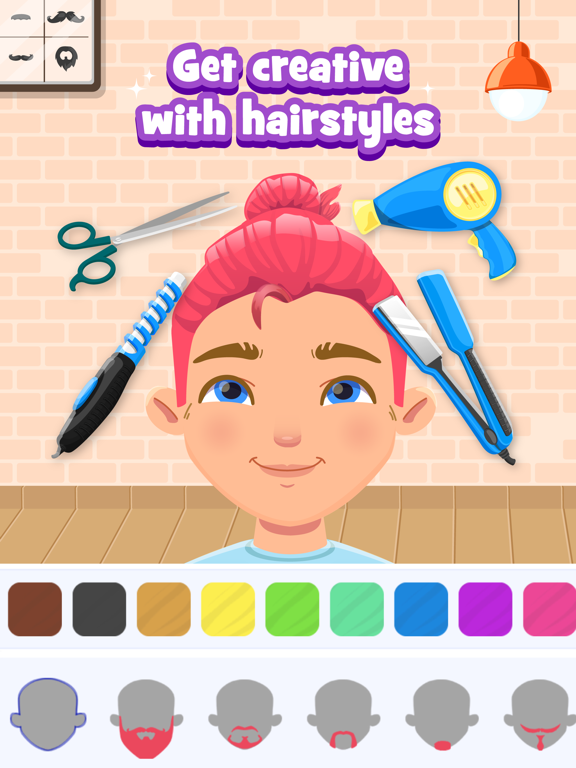 Kids Makeup Games & Hair Salon iPad screenshot 5 - Games app