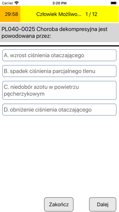 Pytania ULC Egzamin SPL Screenshot