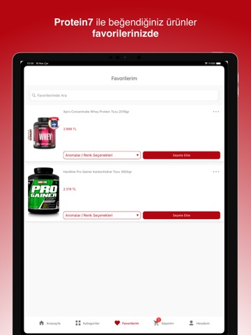 Protein7 iPad screenshot