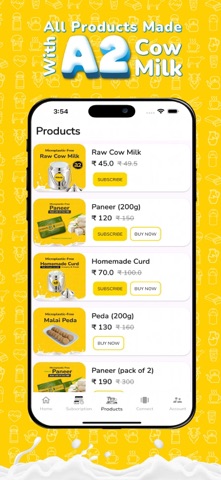 Milkvilla iPhone screenshot