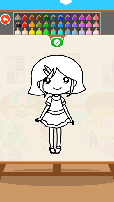 Screenshot #3 pour Gaga Town:Coloring World