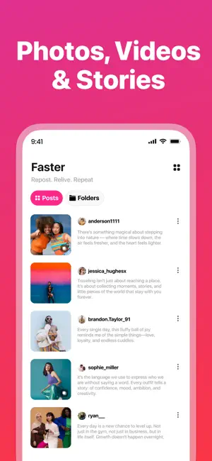Faster Repost Story & Reels screenshot 2