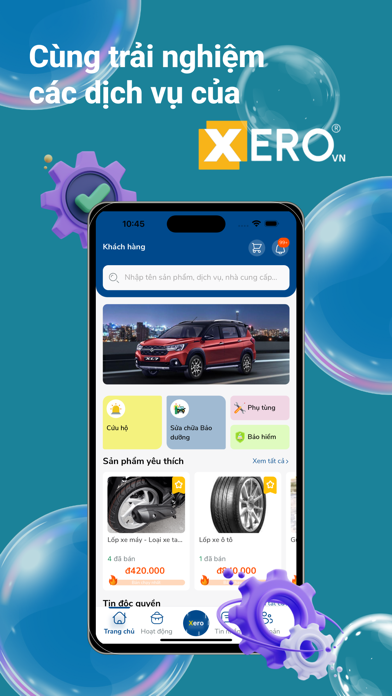 XeroVN - Cứu Hộ Xe app screenshot