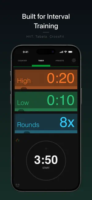 iCountTimer - Workout Timer screenshot 1