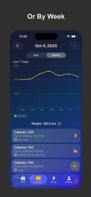 CalSimple: Calorie Counter screenshot 4