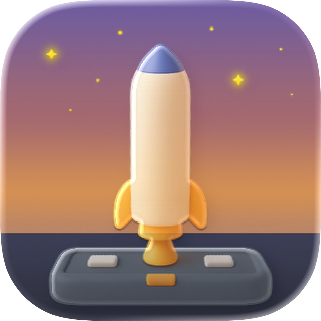 Apple App Store cover for Falcon Lander - SpaceX edition