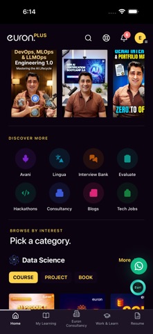 Euron - Your Learning App screenshot