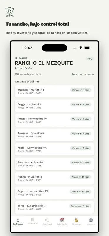 Corral: Control de Hato screenshot 4 of 6