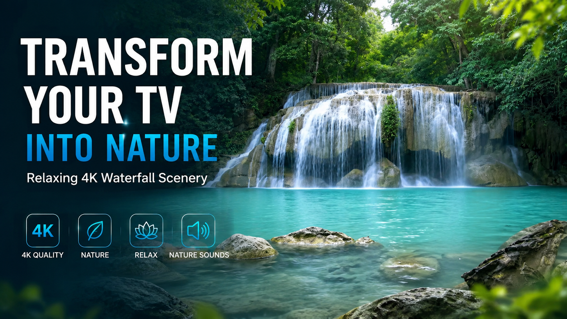 Peaceful Waterfalls: Relax TV