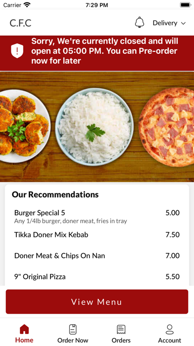 Clifton Food Court (CFC) Screenshot