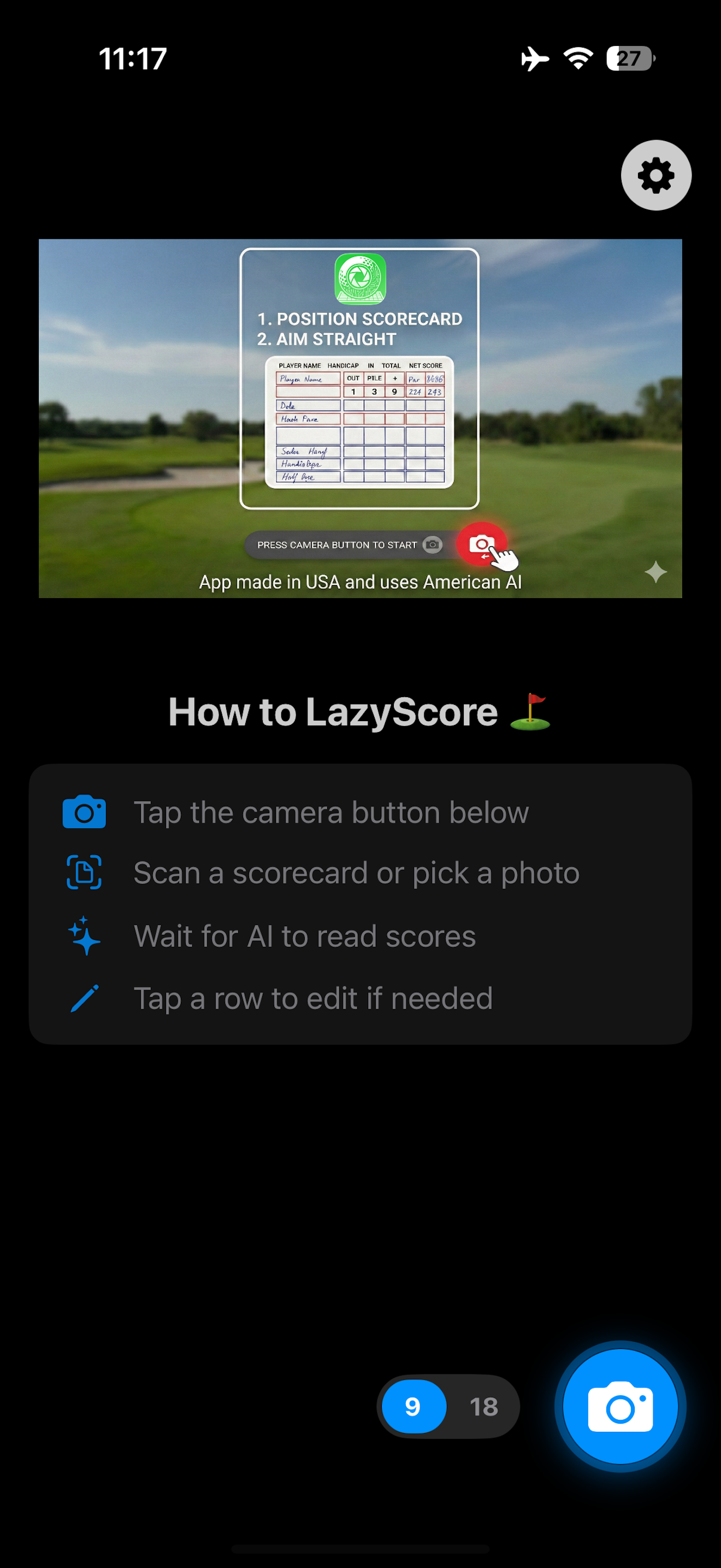 LazyScore Golf
