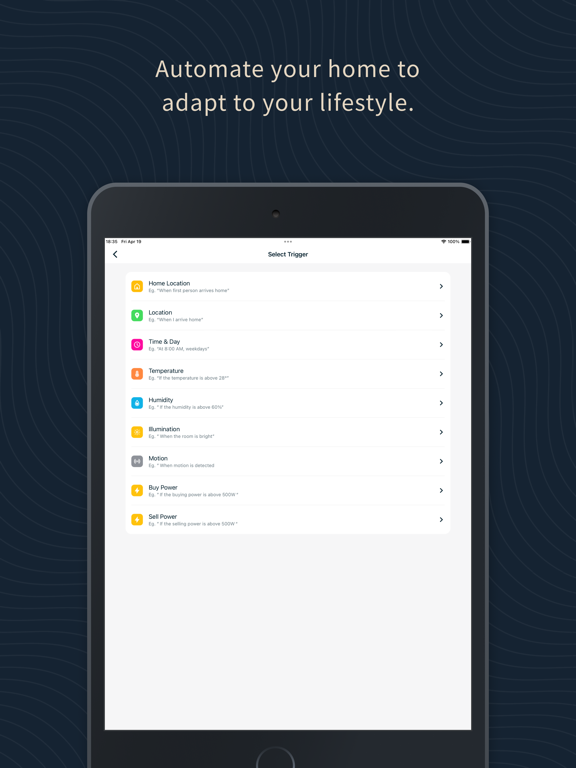 Nature Home iPad screenshot 5 - Utilities app