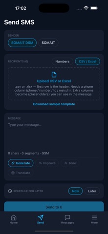 BulkSMS - TZ Screenshot 4 of 10