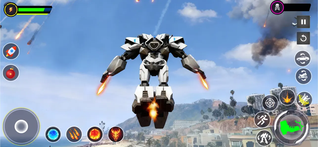 Screenshot #1 pour Multi Robot Transform City War