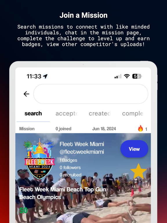 Badger: Operation Gamify iPad screenshot 5 - Social Networking app