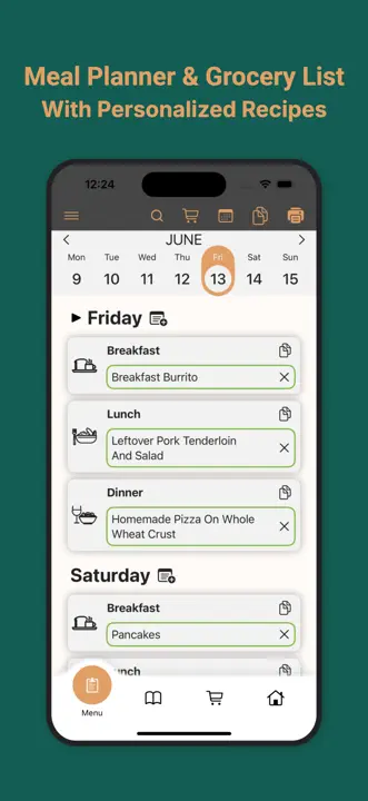 Meal Planner & Grocery List: Screenshot 1 von 7