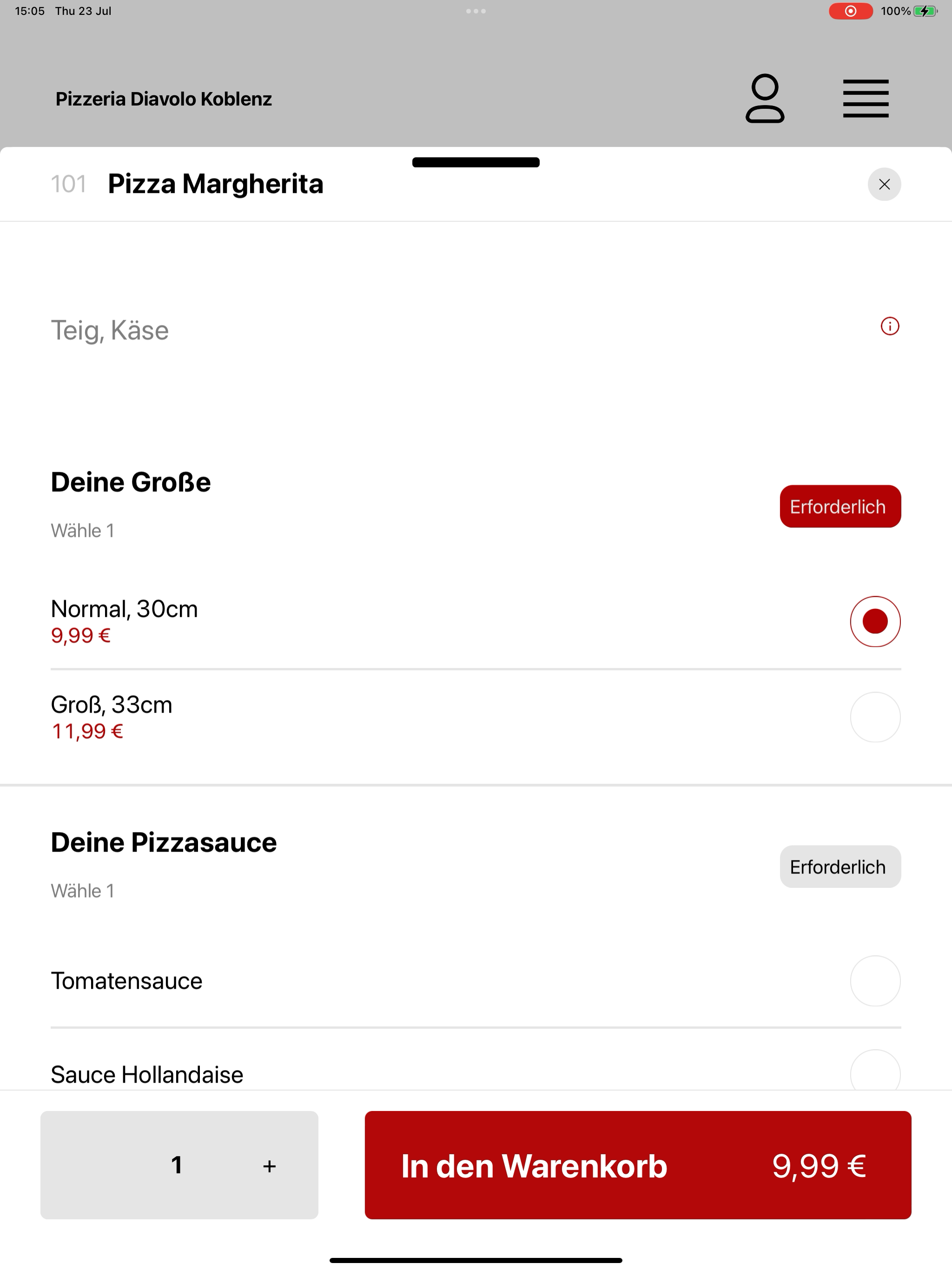 Pizzeria Diavolo Koblenz screenshot 15
