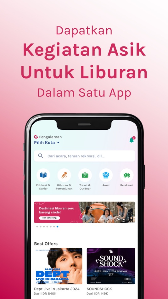 #2. GOERS - Tickets, Event, Travel (iOS) 由: Sanraya Adi Nattaya, PT