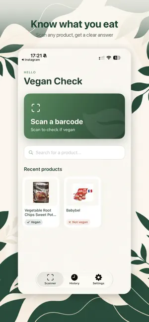 Vegan Check: Food Scanner AI screenshot 1