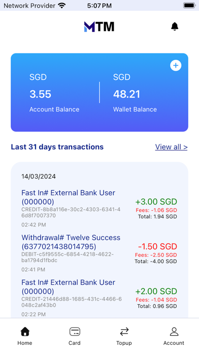 MTM Rewards Screenshot