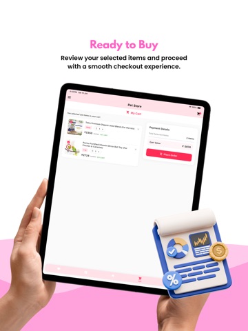 Pet Accessories store iPad screenshot