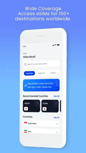 OrbiSim: eSIM for Travelers screenshot 2