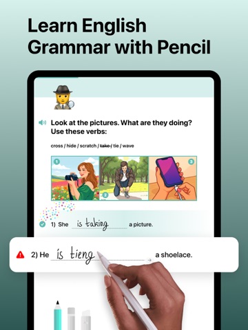 Inkly – Learn English Grammar iPad screenshot
