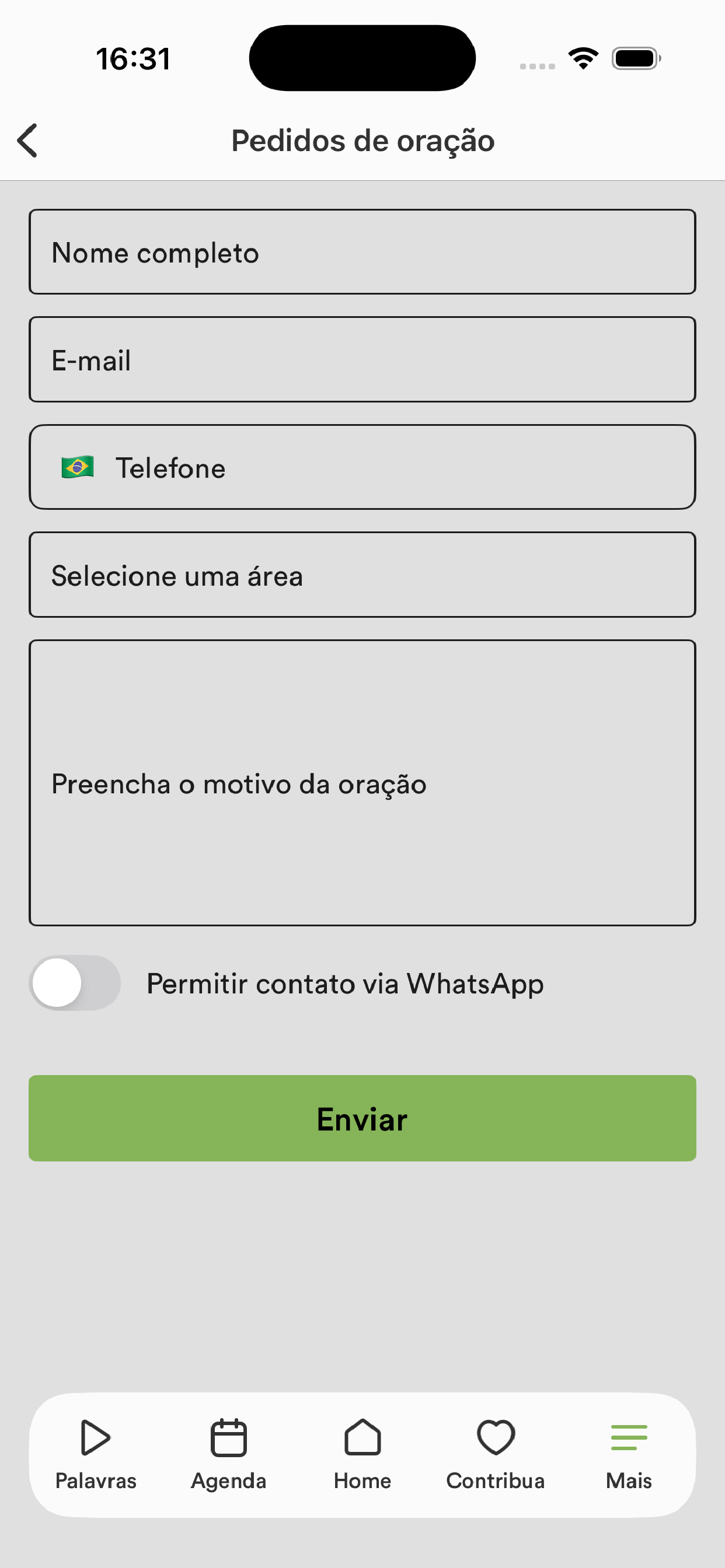 Refúgio App