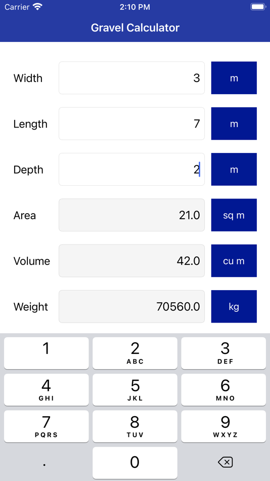 #1. Gravel Calculator (iOS) 由: Anna Filobok