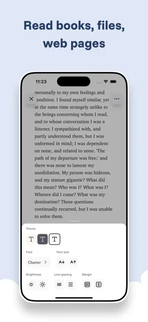 Text and Speech: AvidReader screenshot 1