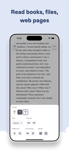 Text and Speech: AvidReader Screenshot 1 of 9