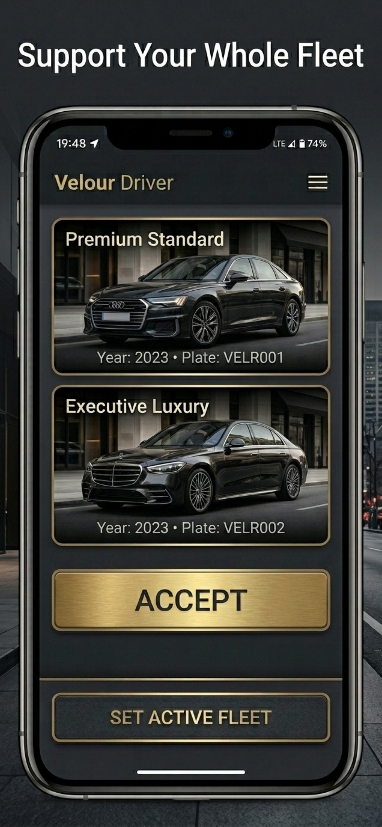 Velour Driver- Chauffeur App screenshot 3