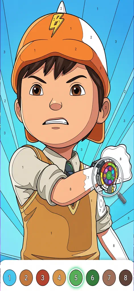 Boboiboy Color By Number - Games App | MWM
