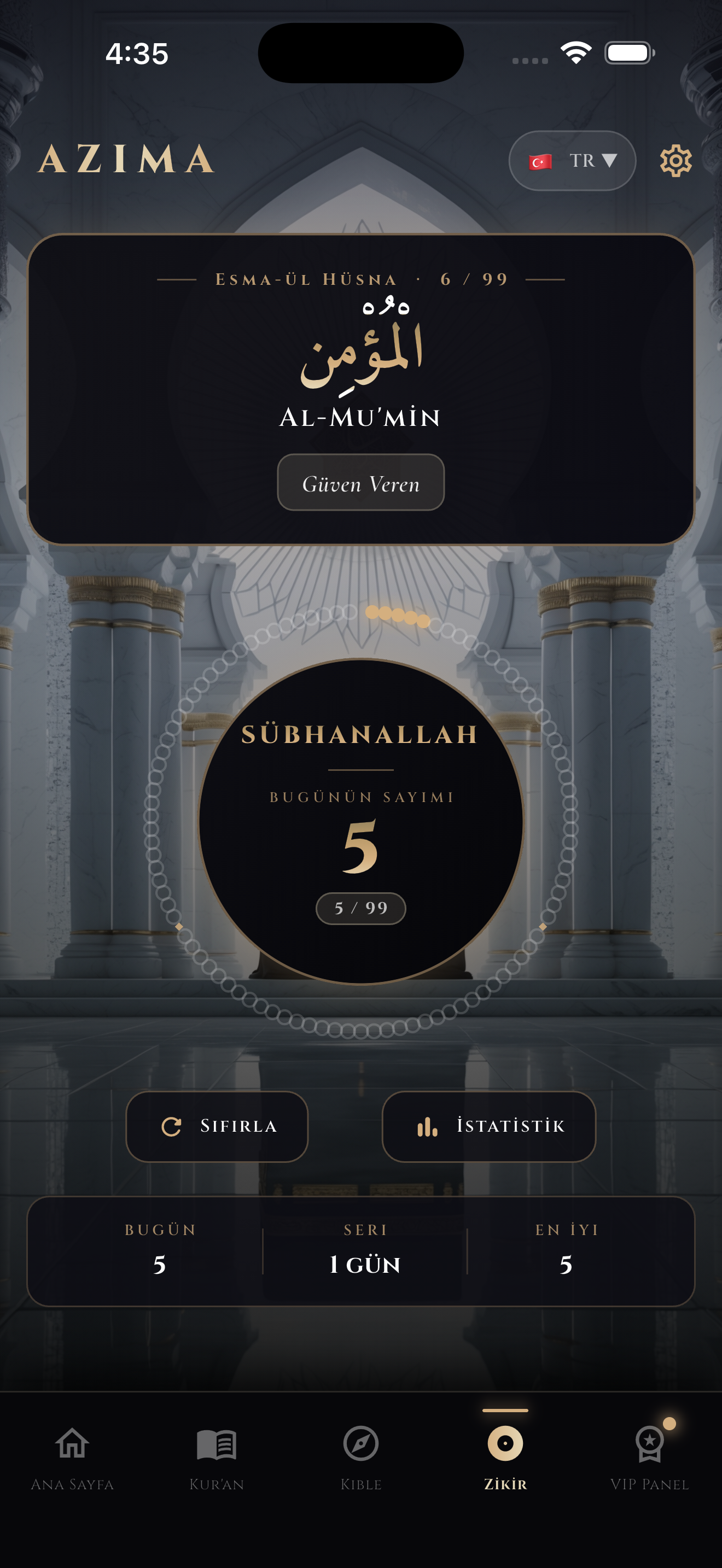 Azima: Prayer Times & Qibla screenshot 4