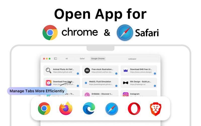 Screenshot #1 pour Open App for All Browser
