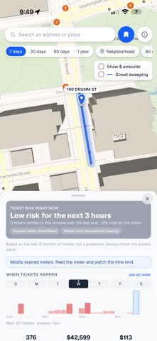SF Parking Ticket Map Screenshot 8 of 8