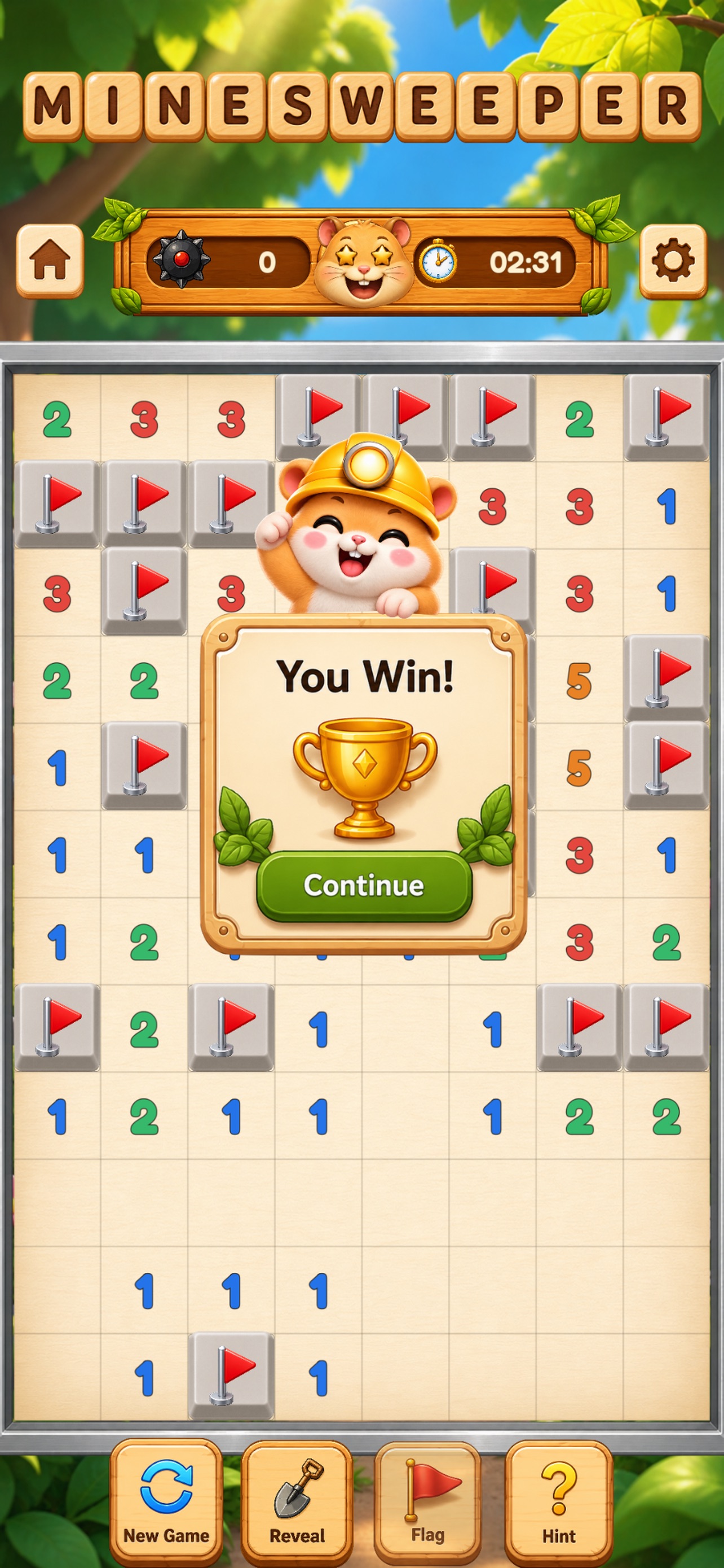 Screenshot 2 of Hamster Minesweeper