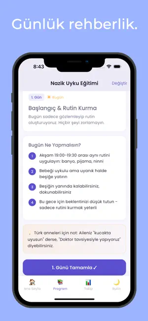 Uyku Koçu: Bebek Uyku Eğitimi screenshot 3