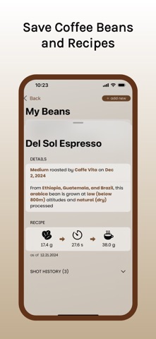 Dialed - AI Barista Assistant iPhone screenshot