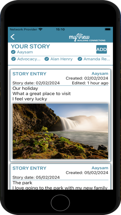 Viewpoint myView Screenshot